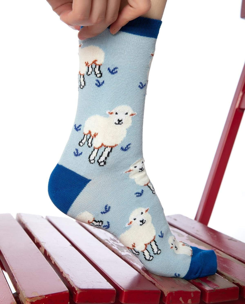 Baa Baa Sheep Funky Socks |Blue