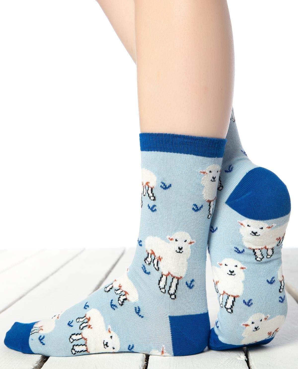 Baa Baa Sheep Funky Socks |Blue