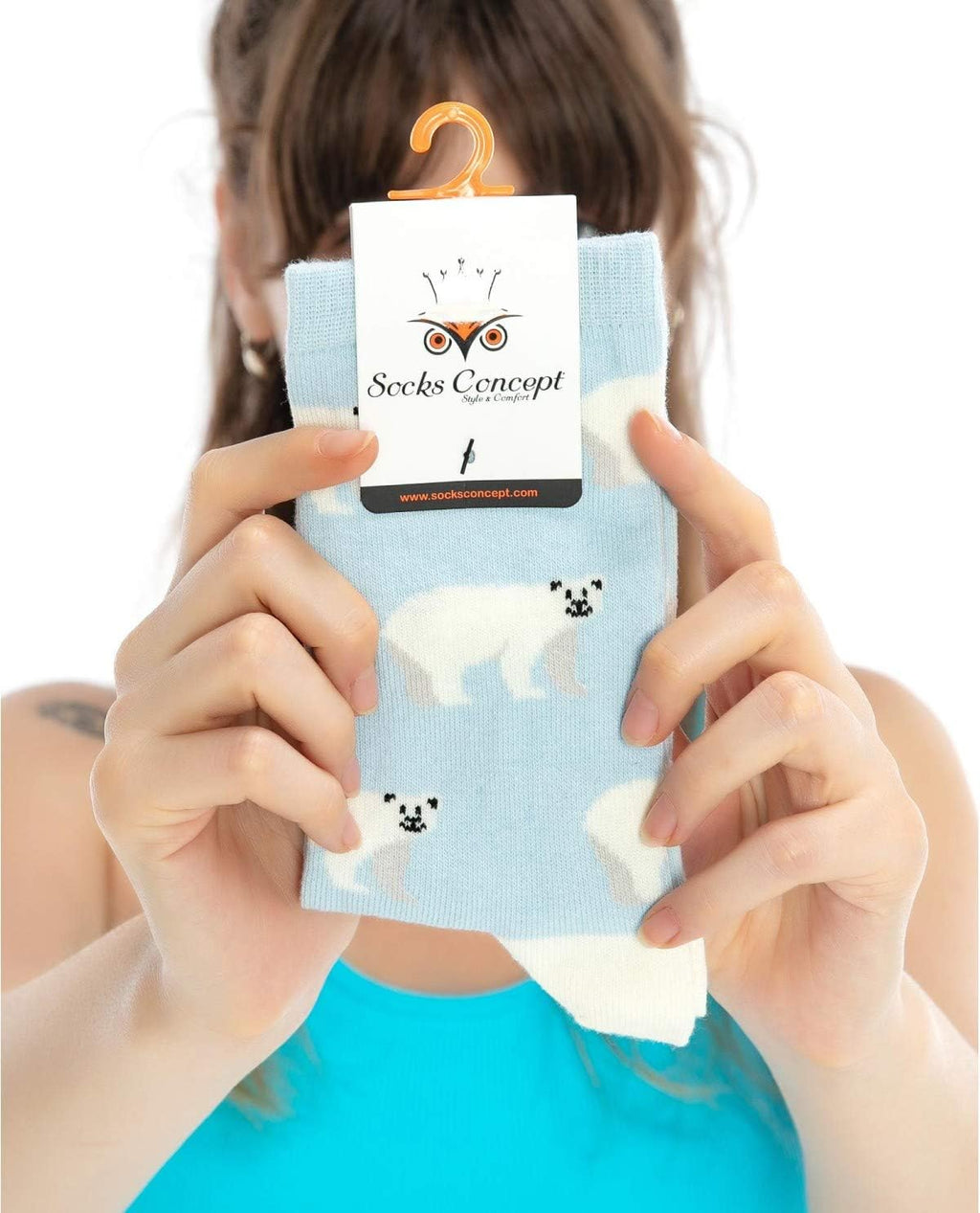 Polar Bear Funky Novelty Socks