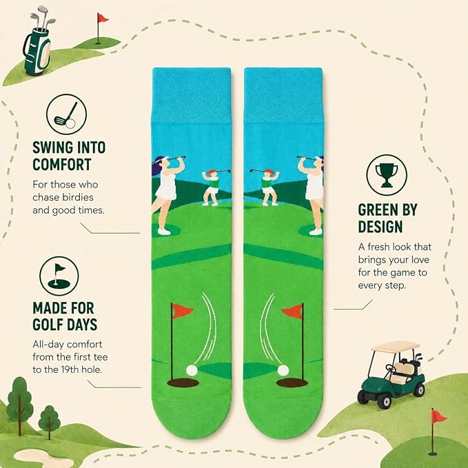 I'd Rather Be Golfing Socks