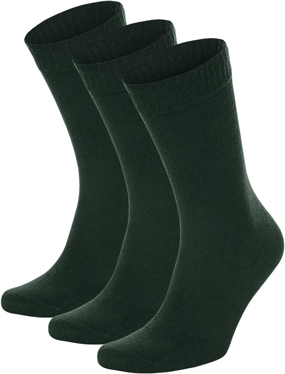Bambu Crew Socks English Green