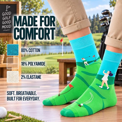 I'd Rather Be Golfing Socks