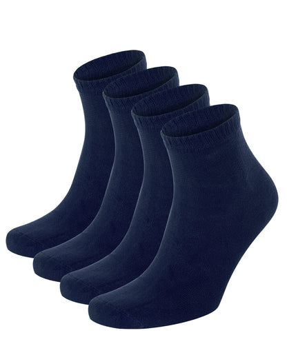 Salt & Vinegar Mens & Womens Bamboo Diabetic Crew & Ankle Socks, 3 Pack, Loose Fit, Wide, Stretchy, Seamless Toe, UK Size 4-7 & 7-11