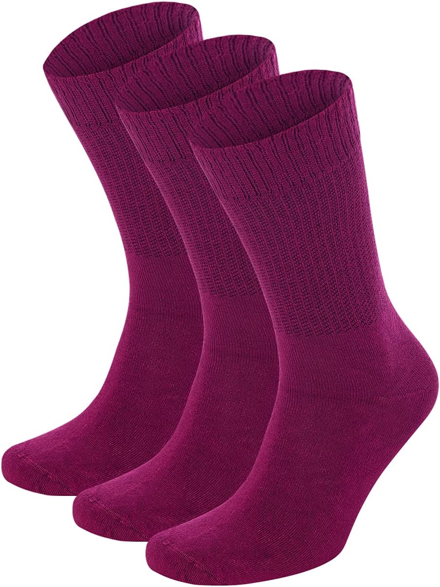 Bambu Crew Socks Fuchia