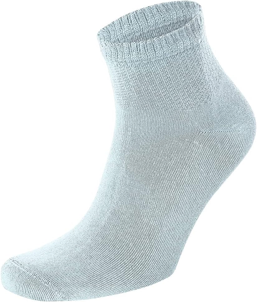 Bamboo Ankle Socks Set of 4 | Cool Colours | Size 4-7 & 7-11