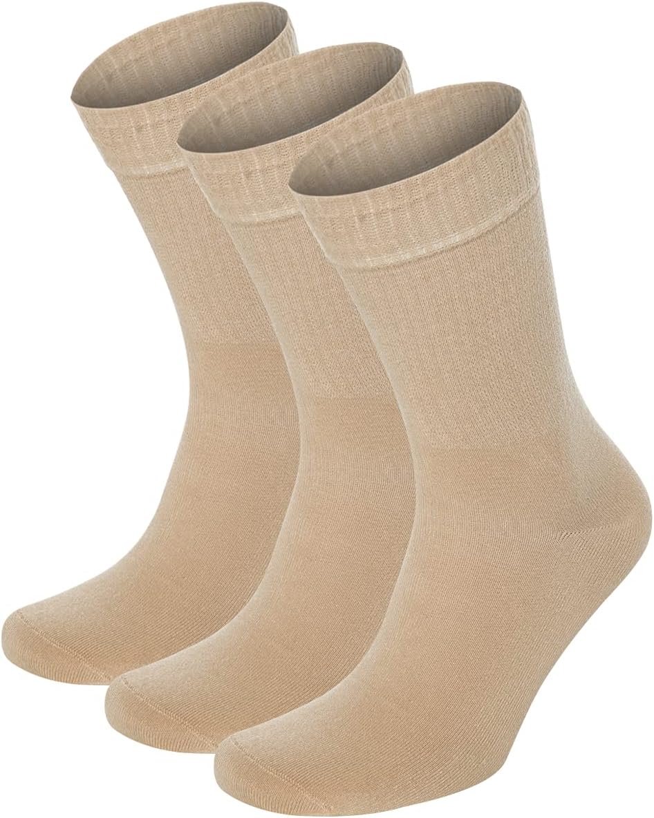 Bambu Crew Socks Capuccino