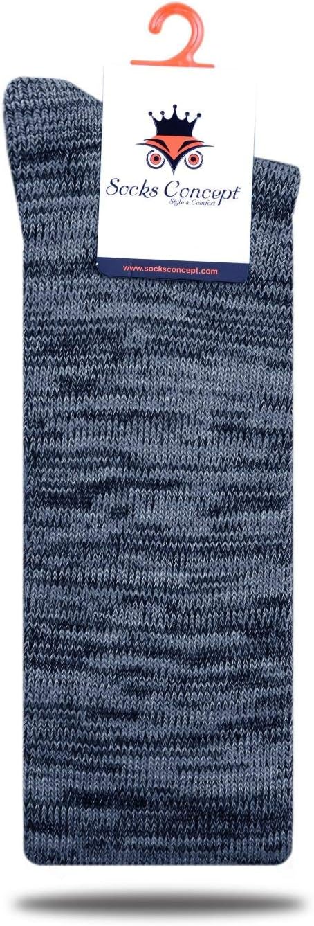 Girls Over Knee High Socks for Winter Blue