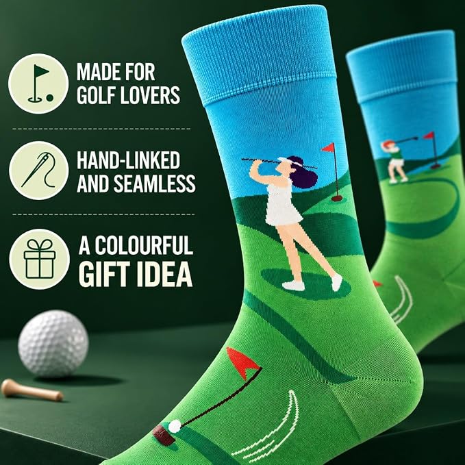 I'd Rather Be Golfing Socks