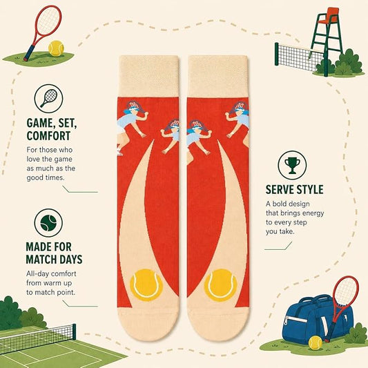 I'd Rather Be Playing Tennnis Socks