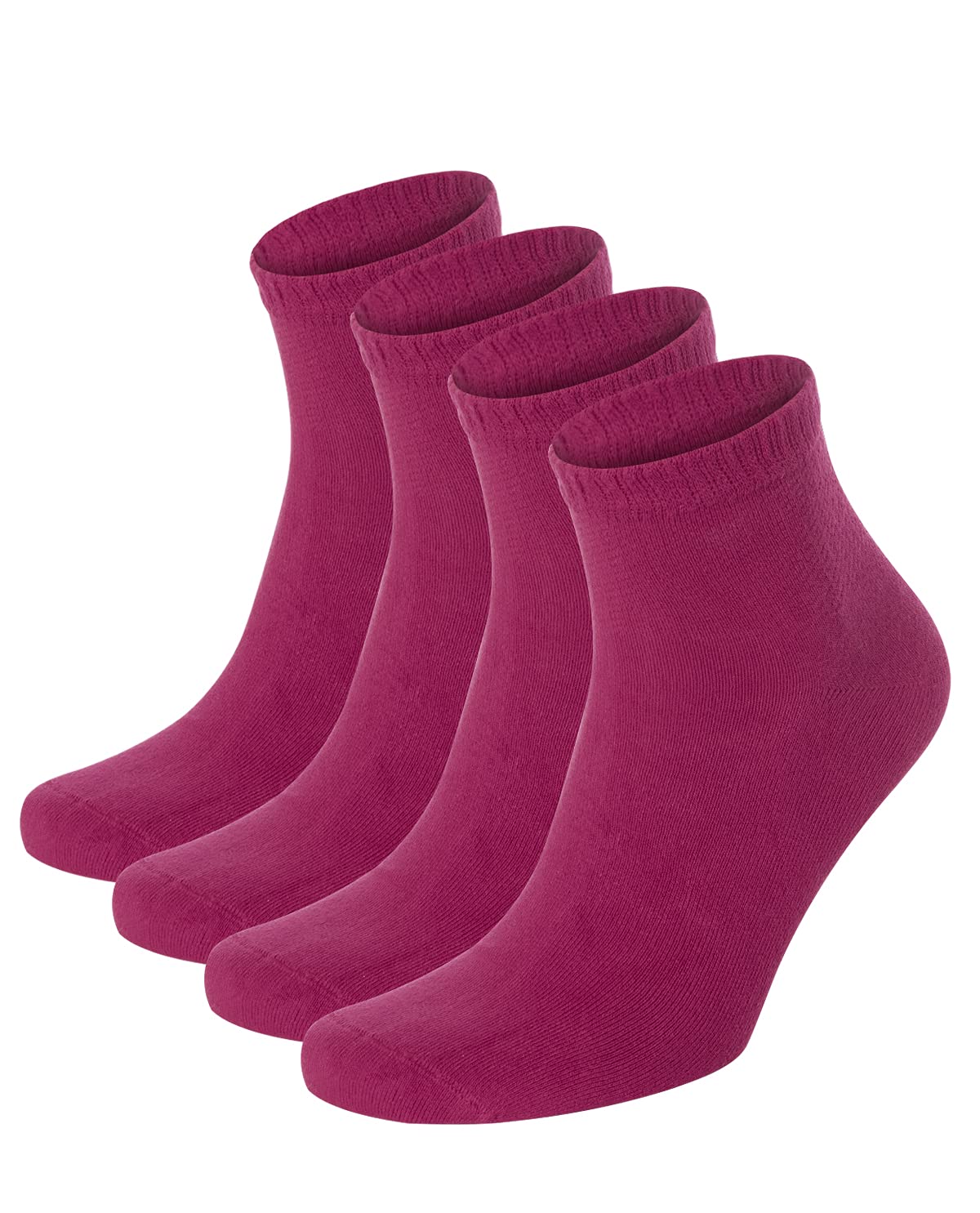 Salt & Vinegar Mens & Womens Bamboo Diabetic Crew & Ankle Socks, 3 Pack, Loose Fit, Wide, Stretchy, Seamless Toe, UK Size 4-7 & 7-11
