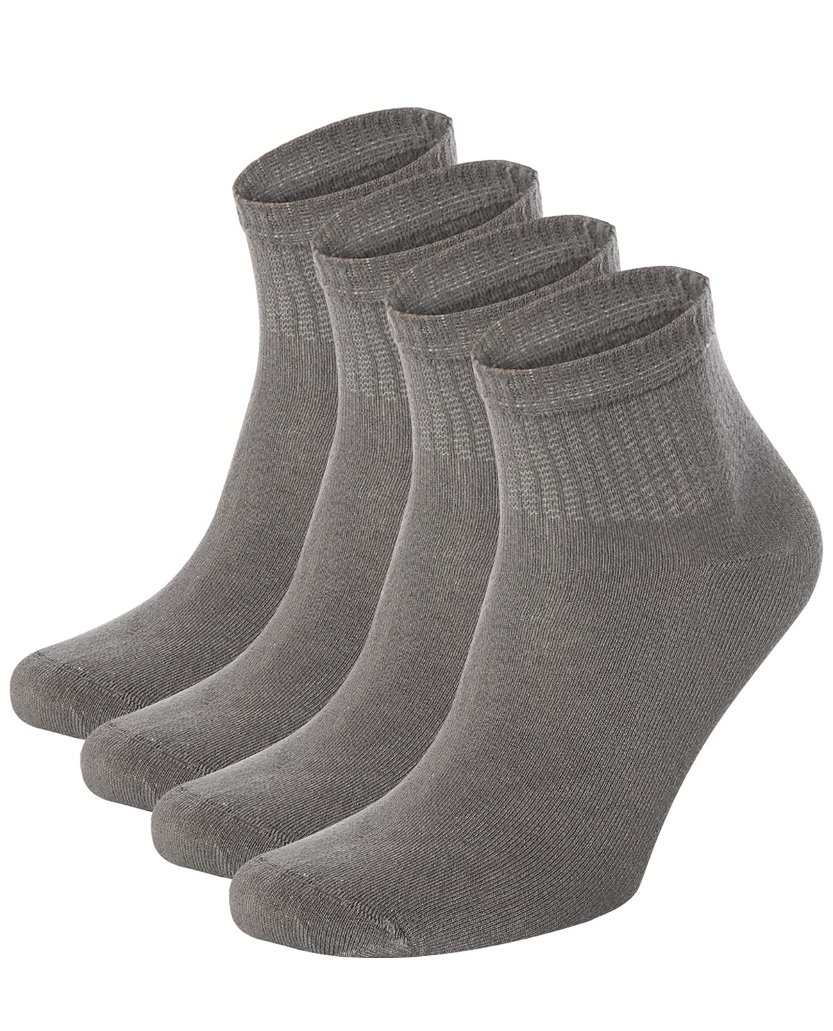 Salt & Vinegar Mens & Womens Bamboo Diabetic Crew & Ankle Socks, 3 Pack, Loose Fit, Wide, Stretchy, Seamless Toe, UK Size 4-7 & 7-11