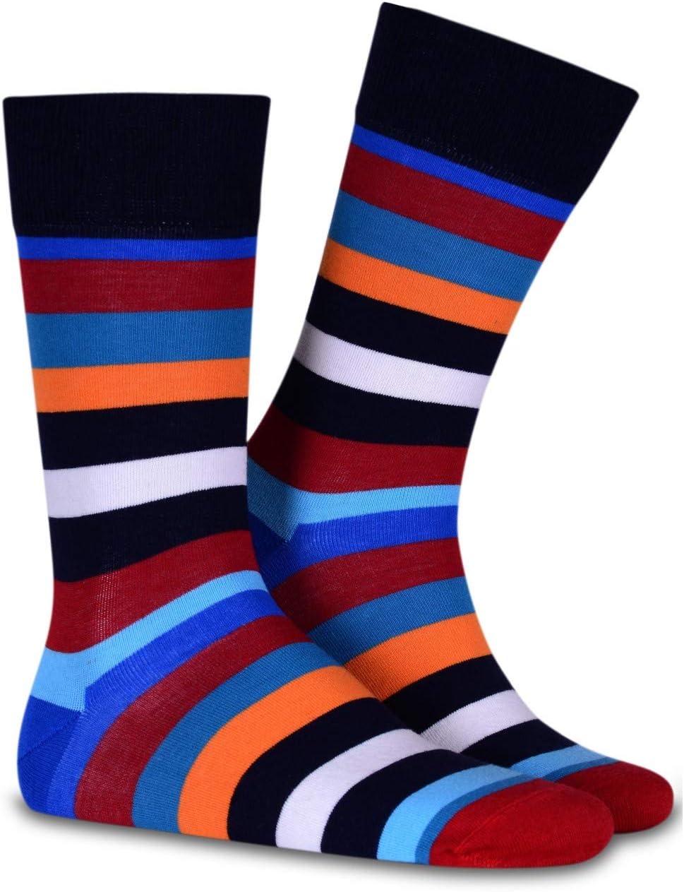 Striped Novelty Crew Socks