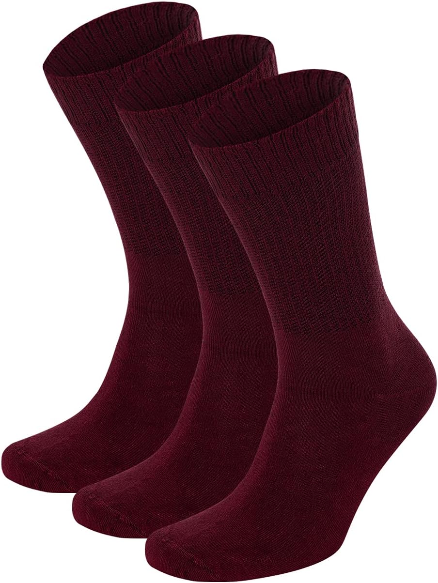 Bambu Crew Socks Wine