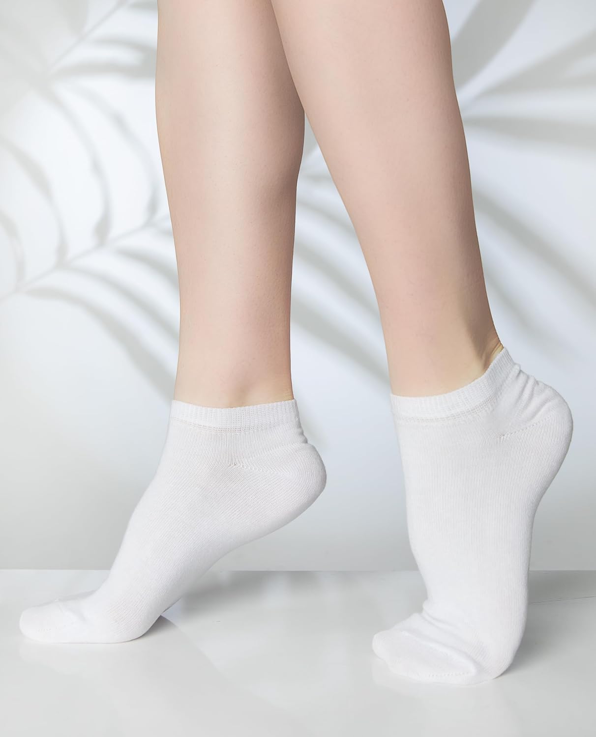 Basic Ankle Socks 10 Pack White Trainer Socks