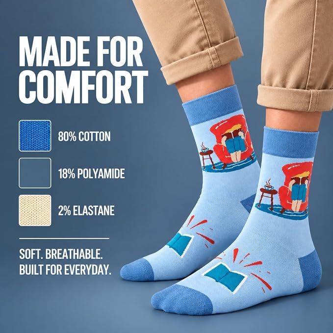 I'd Rather Be Reading Socks
