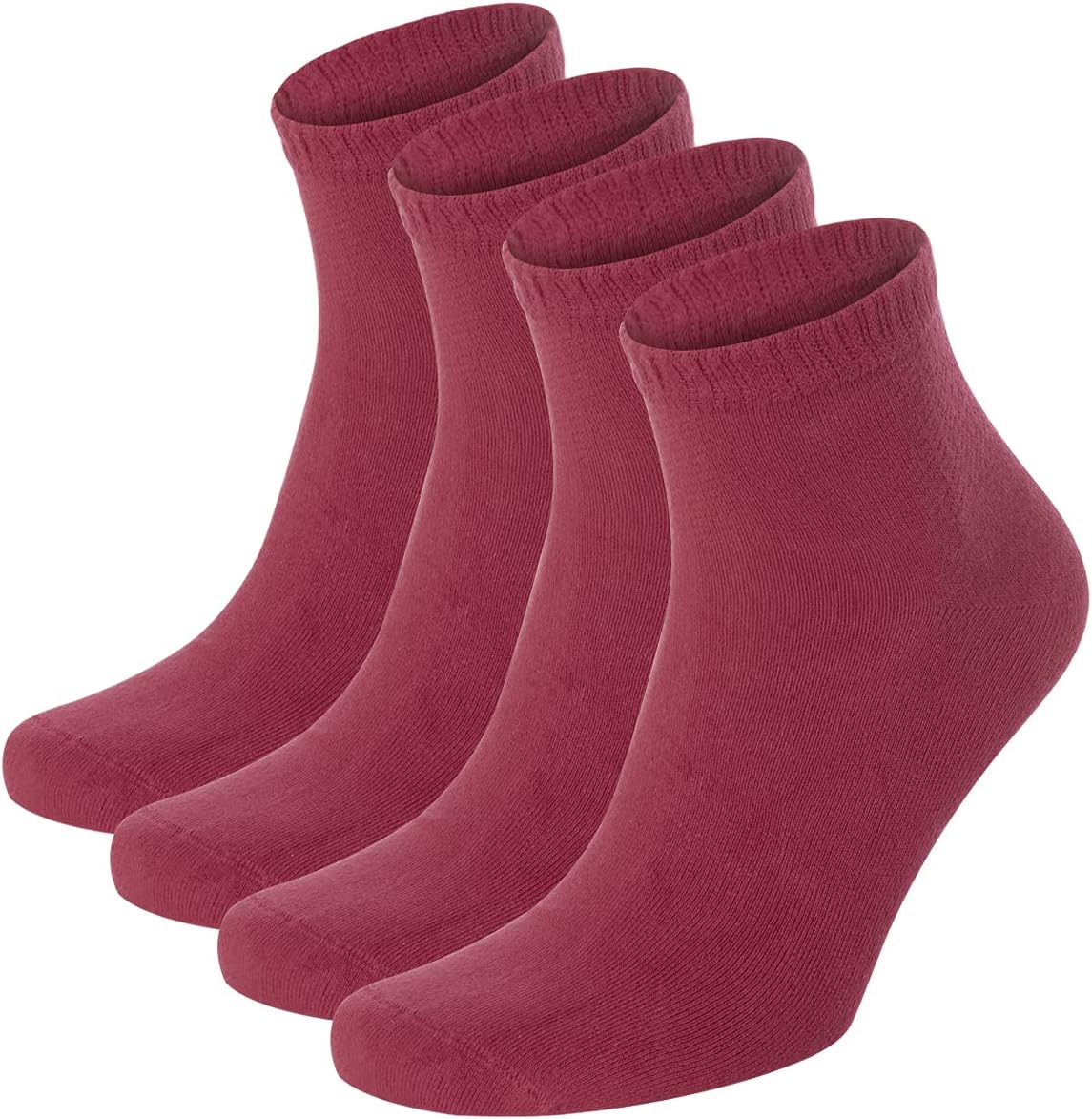 Bambu Ankle Socks Cherry Colour
