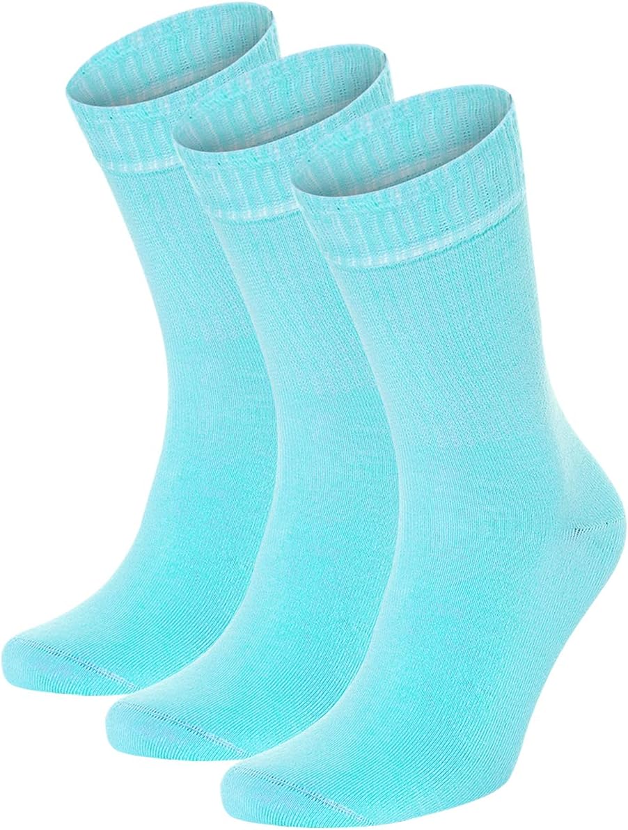 Bambu Crew Socks Baby Blue