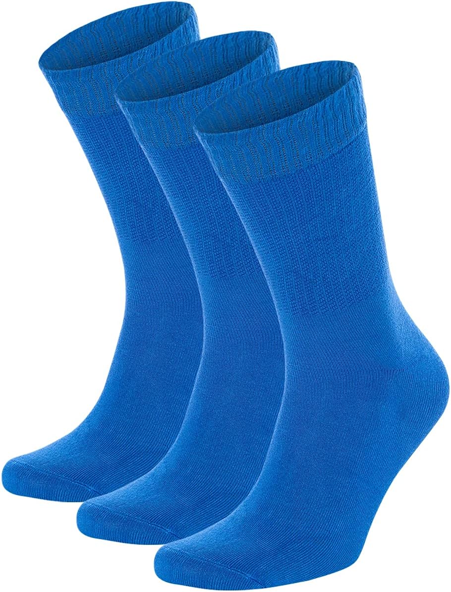 Bambu Crew Socks Cobalt Blue