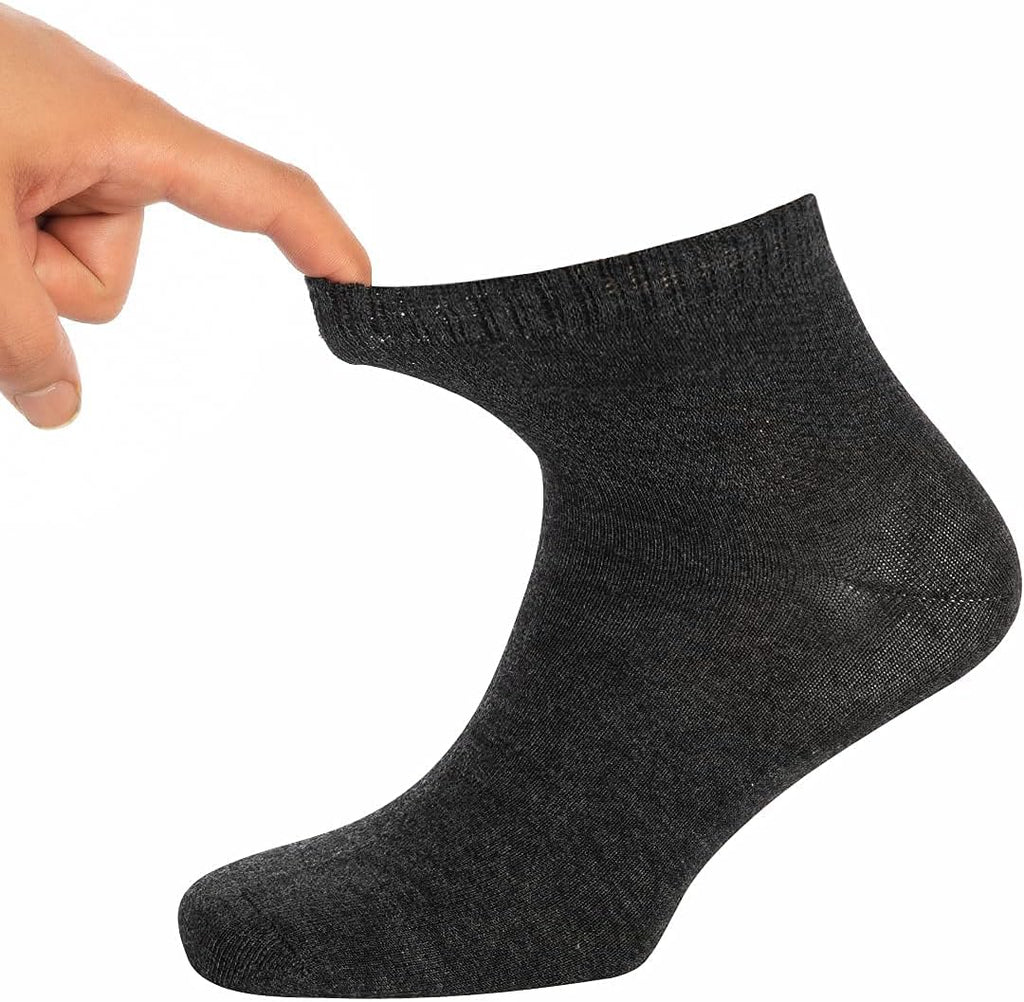 Bambu Ankle Socks Dark Grey