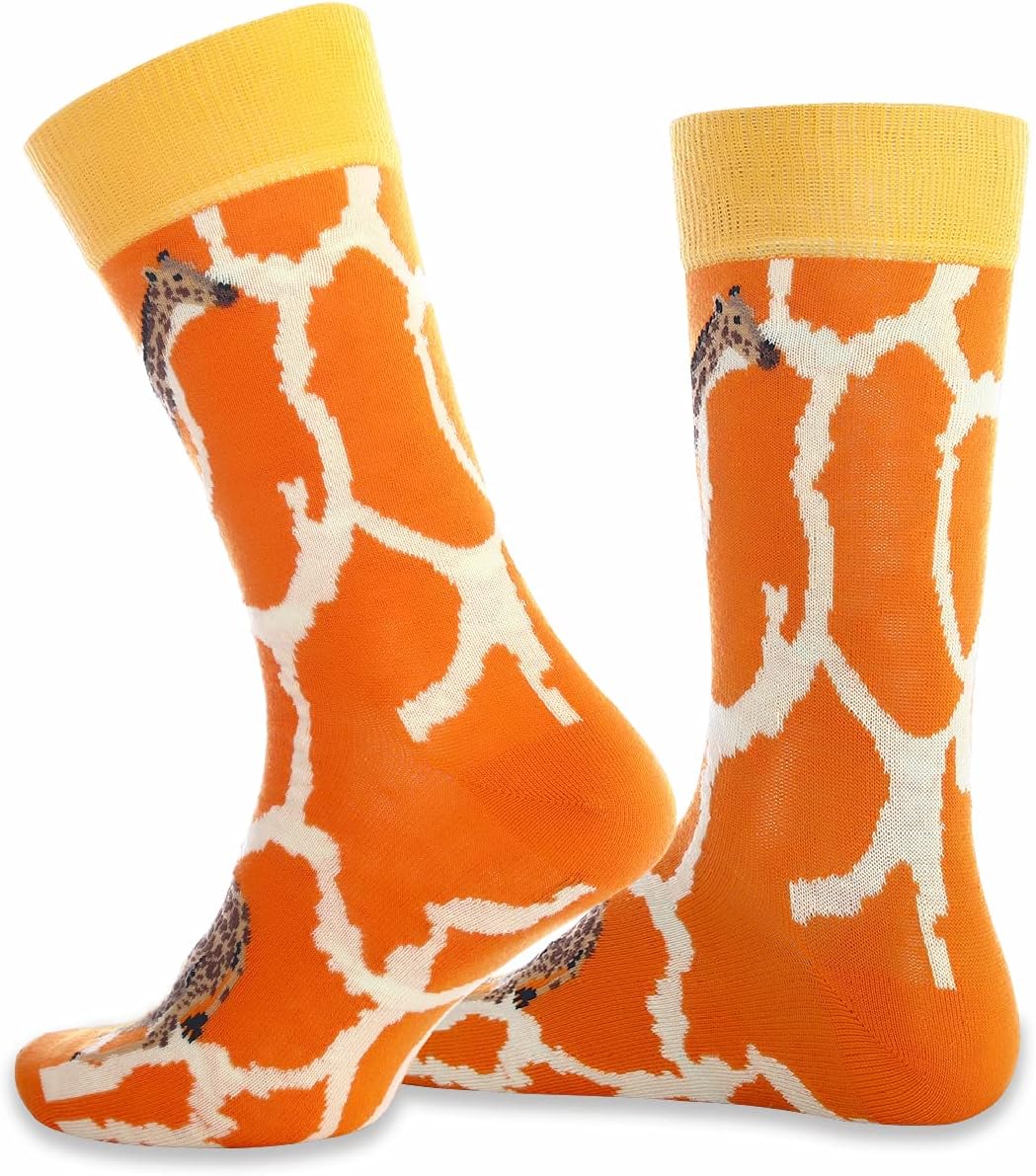 Giraffe Funky Novelty Socks Fun Cool Socks