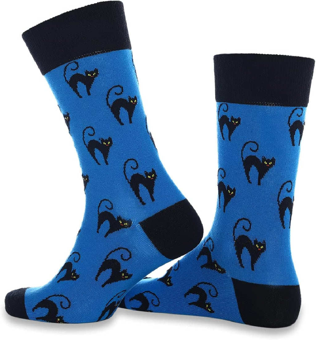 Black Cat Funky Socks Cool Socks