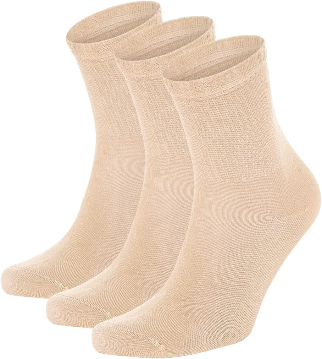 Bambu Crew Socks Nude