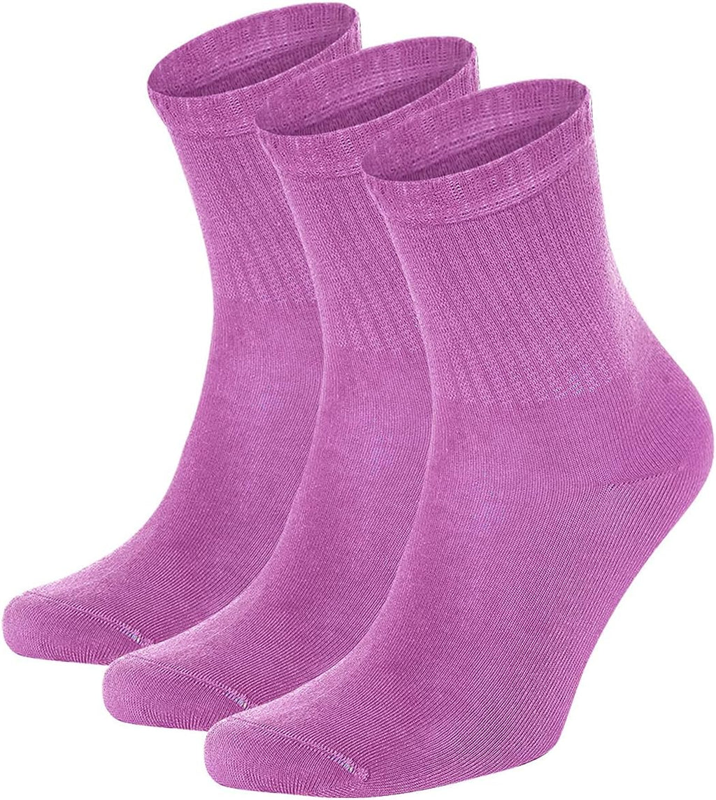 Bambu Crew Socks Dark Lilac