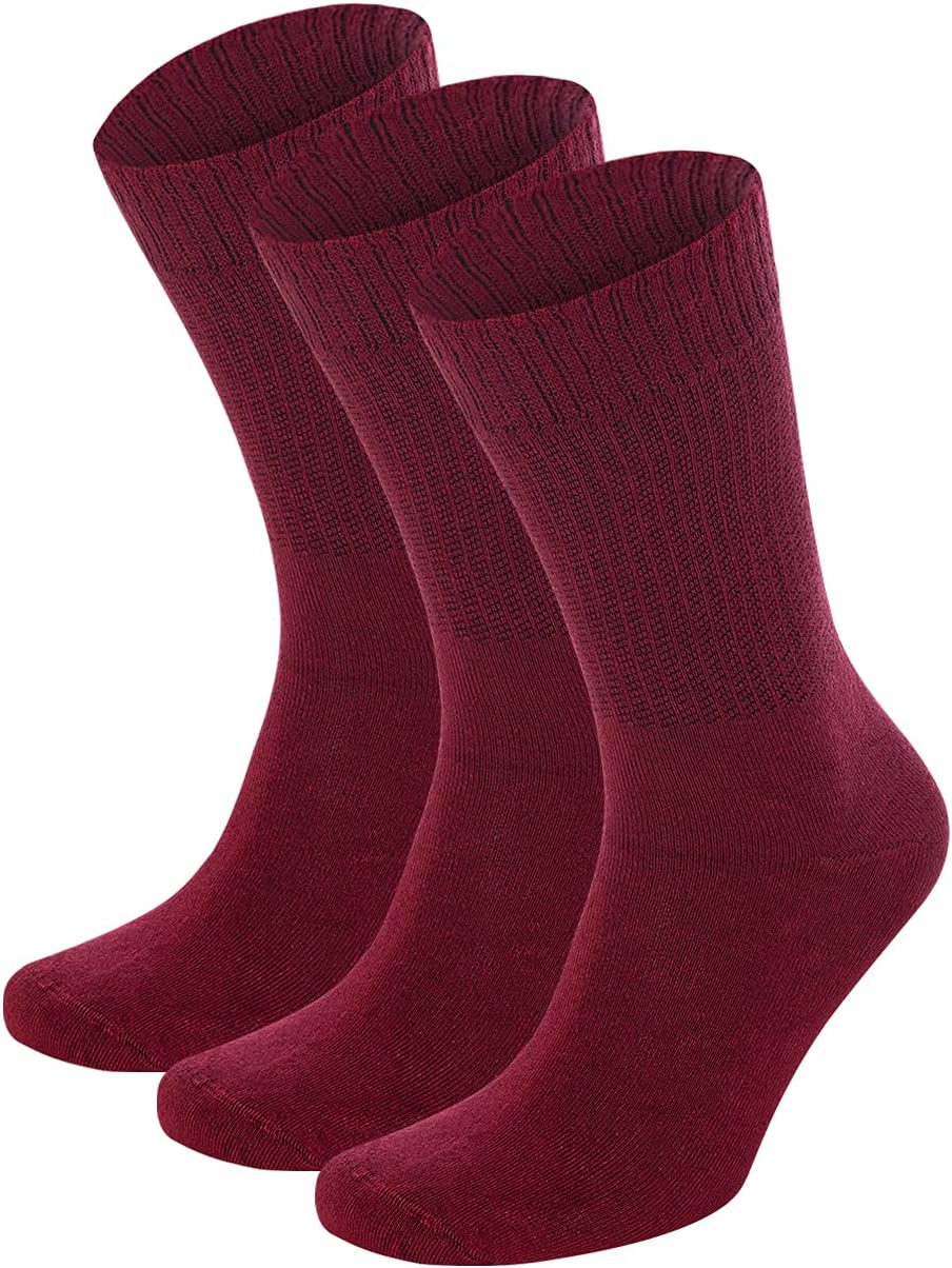 Bambu Crew Socks Cherry