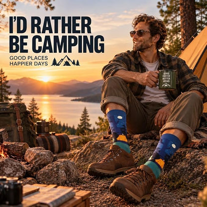 I'd Rather Be Camping Socks