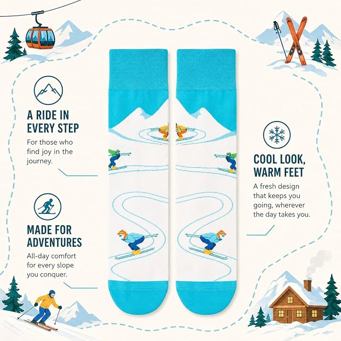 I'd Rather Be Skiing Socks