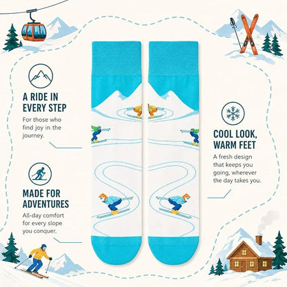 I'd Rather Be Skiing Socks