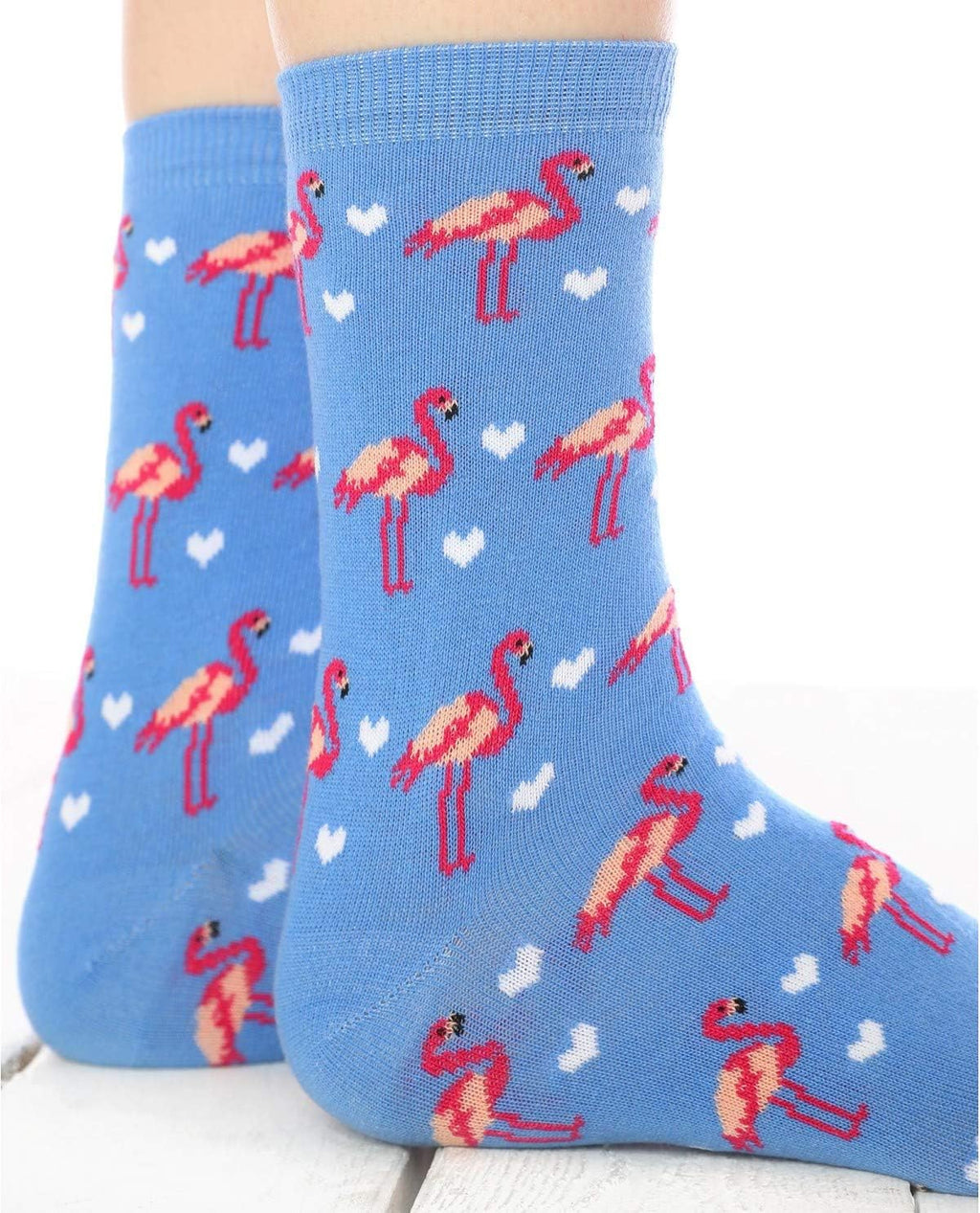 Blue Flamingo Funky Socks Boys Fun Socks Girls