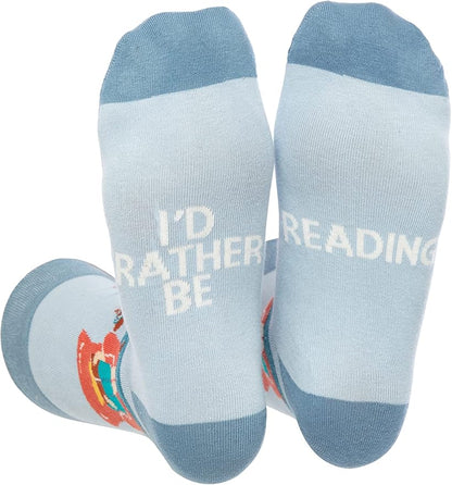 I'd Rather Be Reading Socks