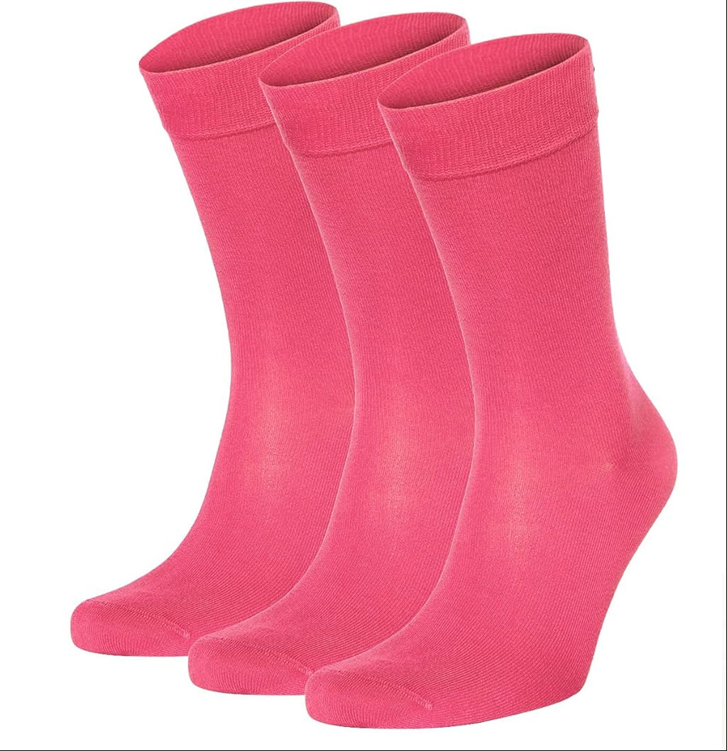 Bambu Dress Socks Hot Pink