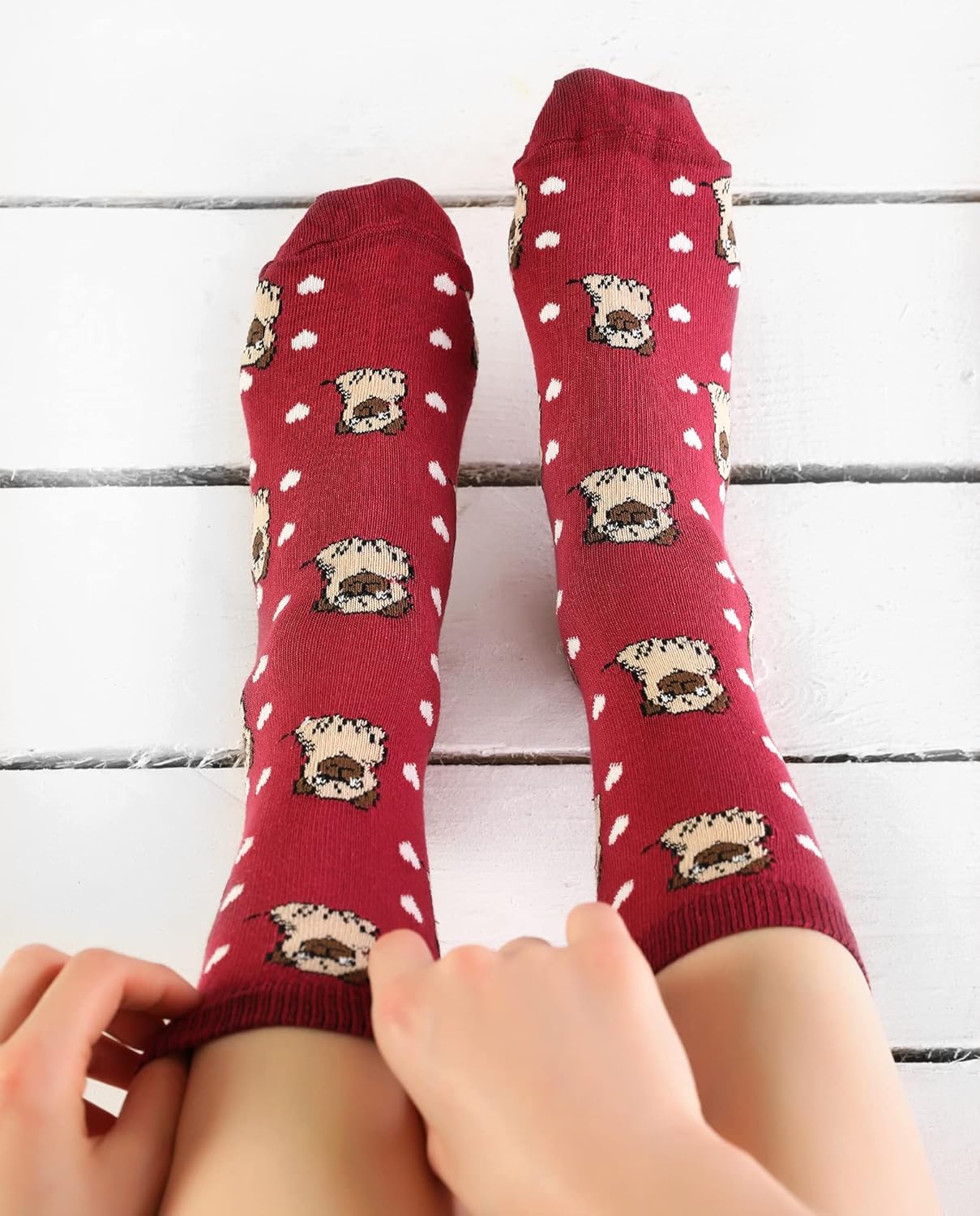Pug Dog Fun and Cool Novelty Socks
