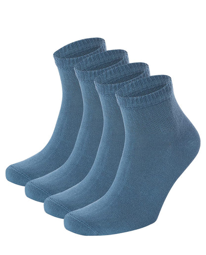 Salt & Vinegar Mens & Womens Bamboo Diabetic Crew & Ankle Socks, 3 Pack, Loose Fit, Wide, Stretchy, Seamless Toe, UK Size 4-7 & 7-11