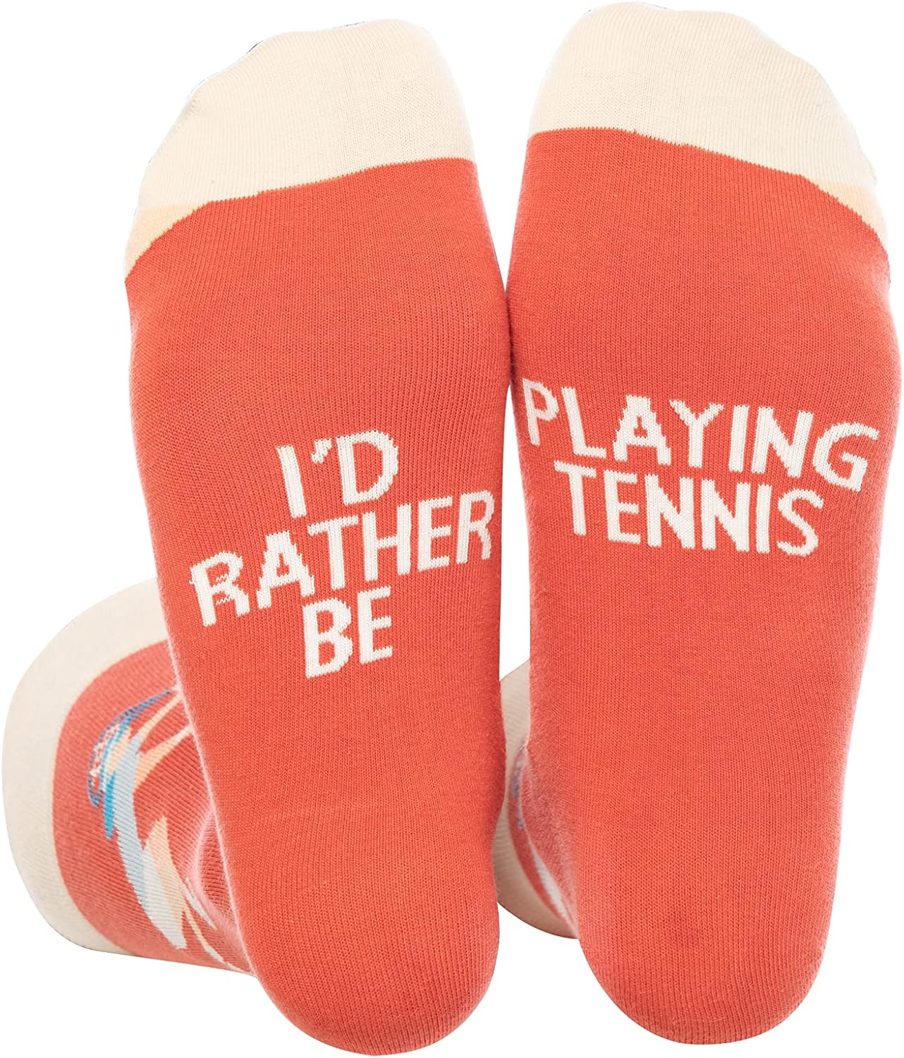 I'd Rather Be Playing Tennis Funny Novelty Socks