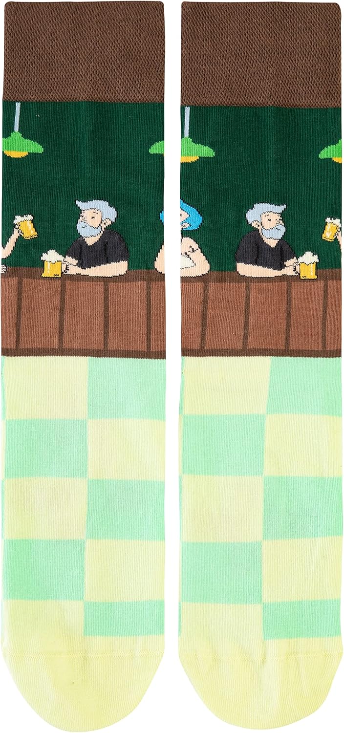 I'd Rather Be Pub Lover Funny Novelty Socks