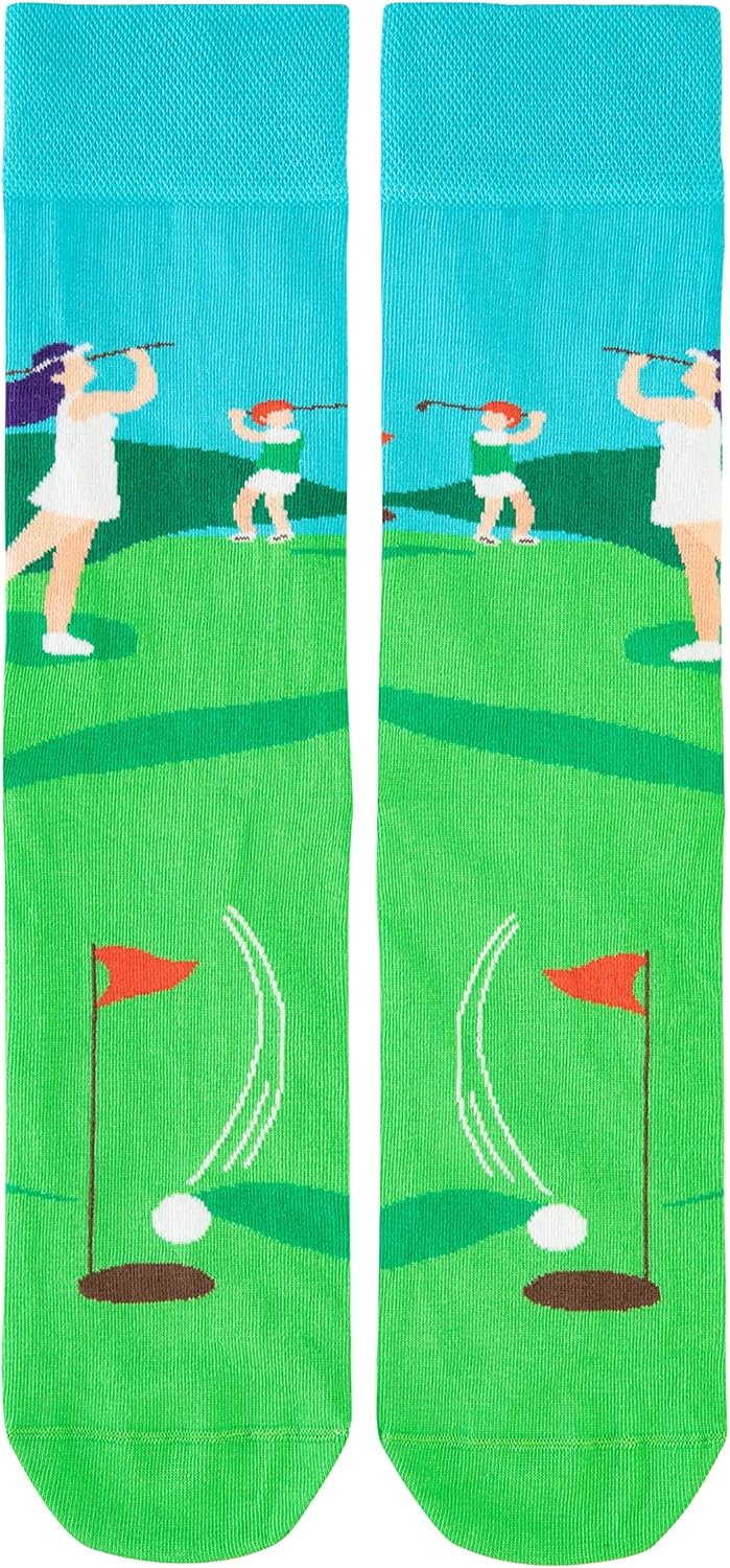 I'd Rather Be Golfing Hobby Funny Novelty Socks