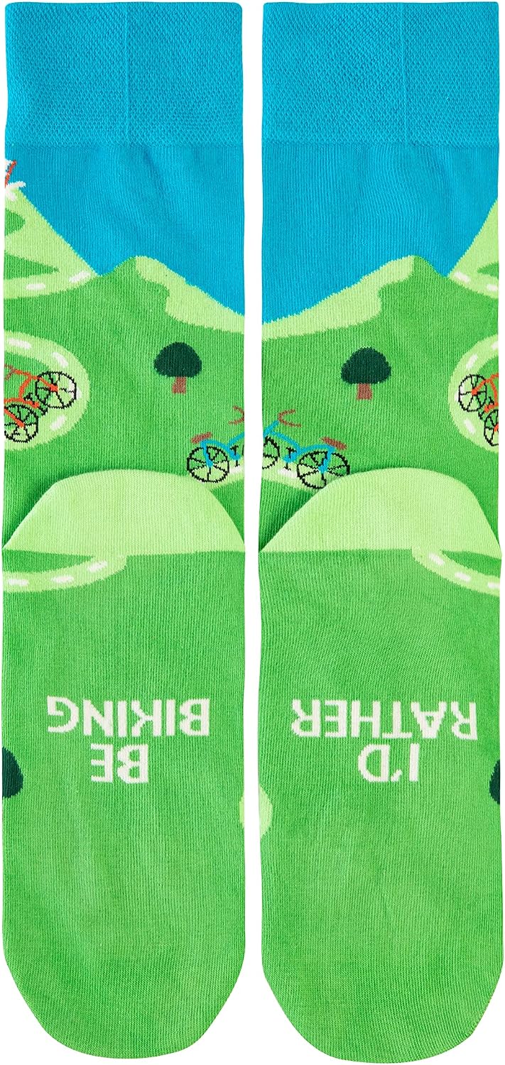 Salt & Vinegar I'd Rather Be | Funny Socks | Novelty Socks for Men, Women, Boys and Girls