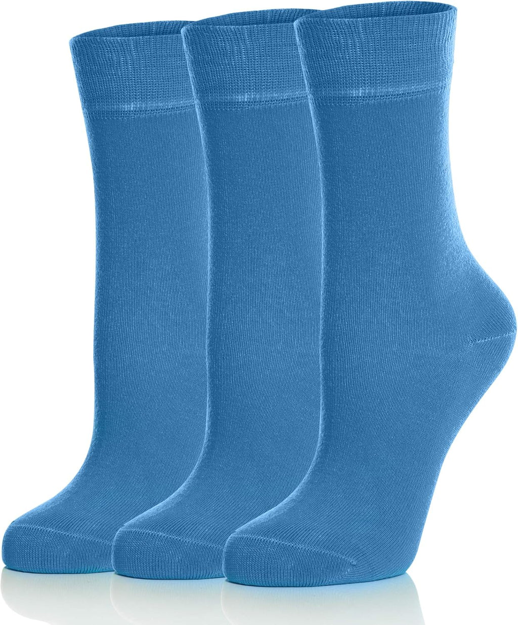 Bamboo Set of 3 Dress Socks, Seamless Toe Beyond the Sea