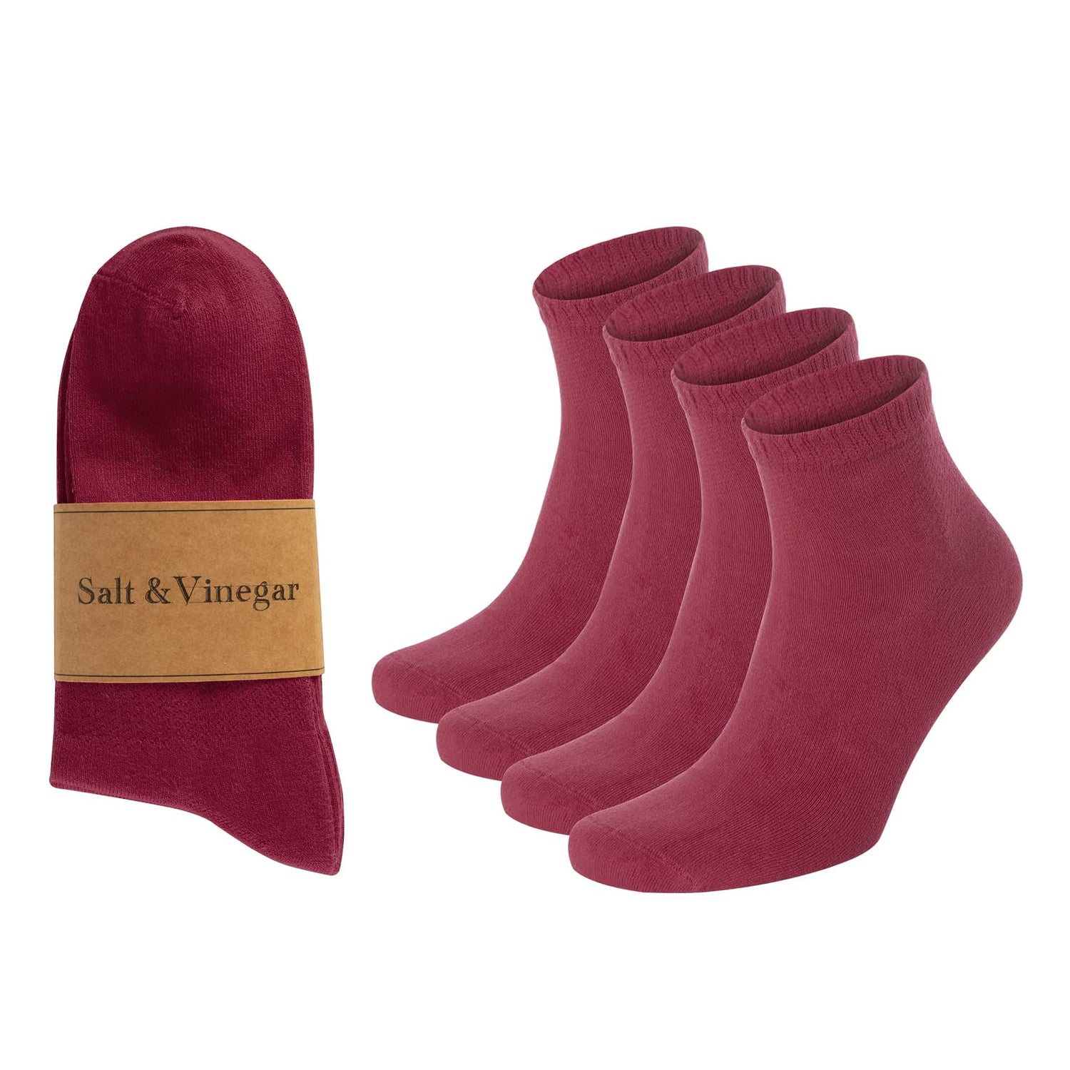 Bamboo Ankle Socks Set of 4 | Vibrant Colours | Size 4-7 & 7-11