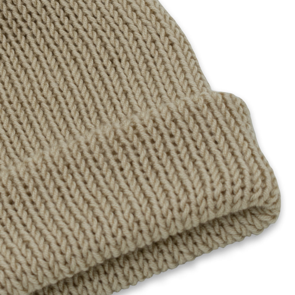 Kids Double-faced Beanie Hat | Beige