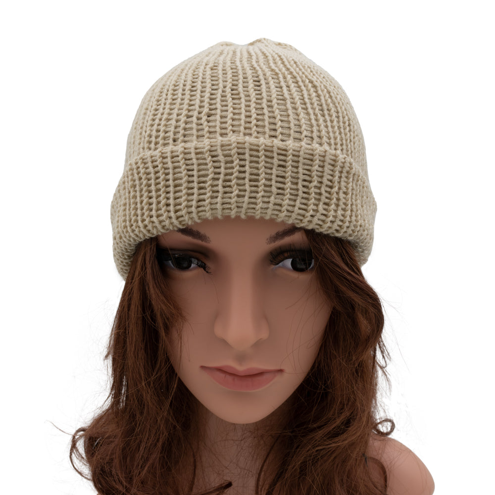 Unisex Double-faced Beanie Hat | Black