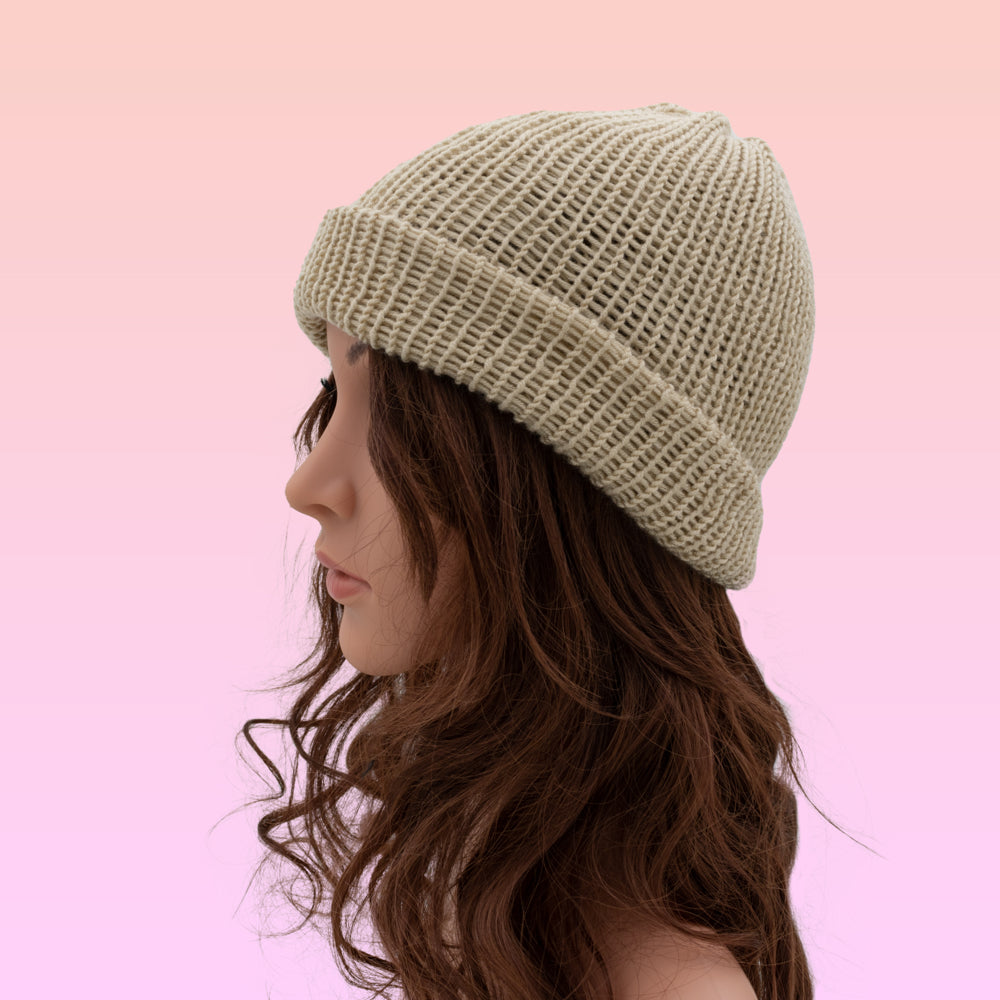 Unisex Double-faced Beanie Hat | Black