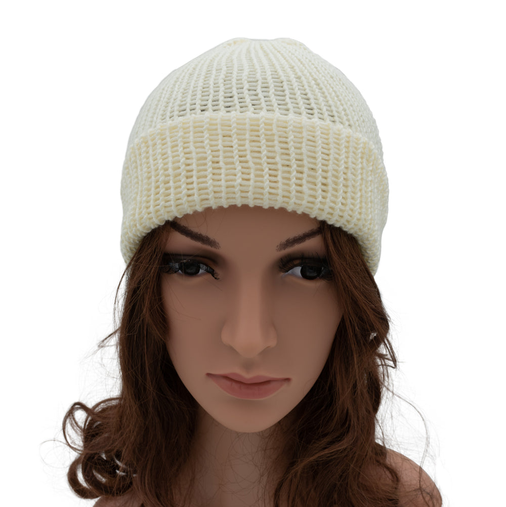 Unisex Double-faced Beanie Hat | Black