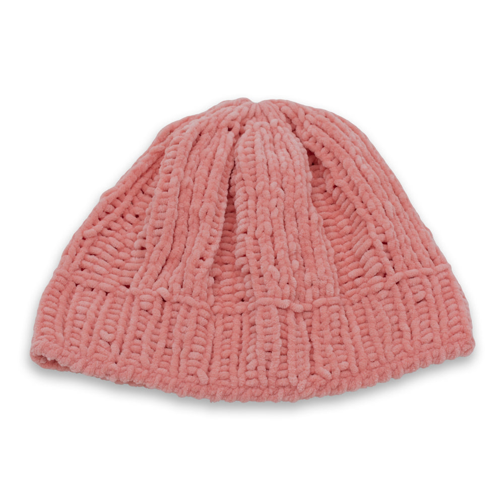 Velvety Soft Beanie Hat | Purple