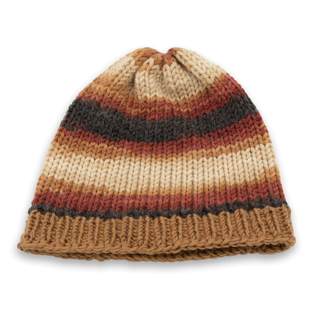 Chunky Beanie Winter Hat | Mint & Pink