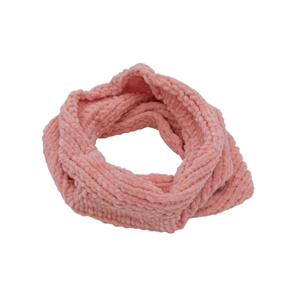 Velvety Soft Beanie & Neck Warmer Set | Pink