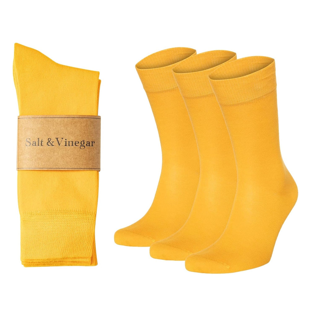 Bamboo Dress Socks Set of 3 | Vibrant Colours | Size 4-7 & 7-11